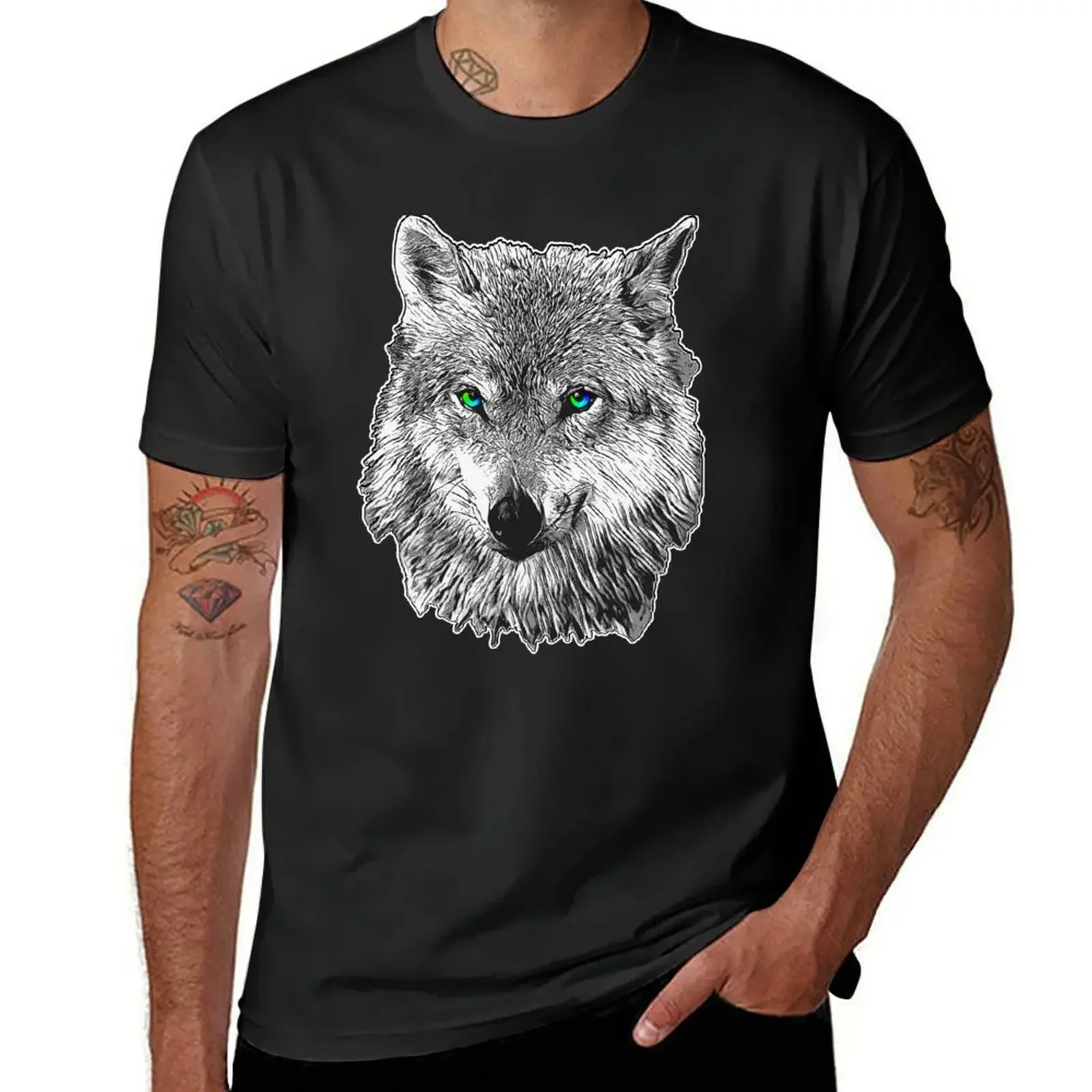 Lone Wolf - Just a girl who loves Wolves T-Shirt summer tops plus size clothes vintage anime shirt mens t shirts pack