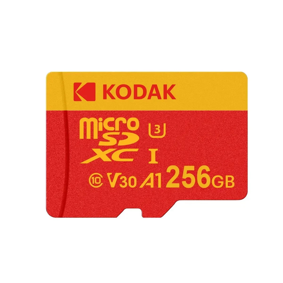 Scheda MicroSD KODAK Scheda di memoria rossa Class10 32GB 64GB 128GB 256GB U3 4K Memoria Flash ad alta velocità Schede Flash TF per il telefono