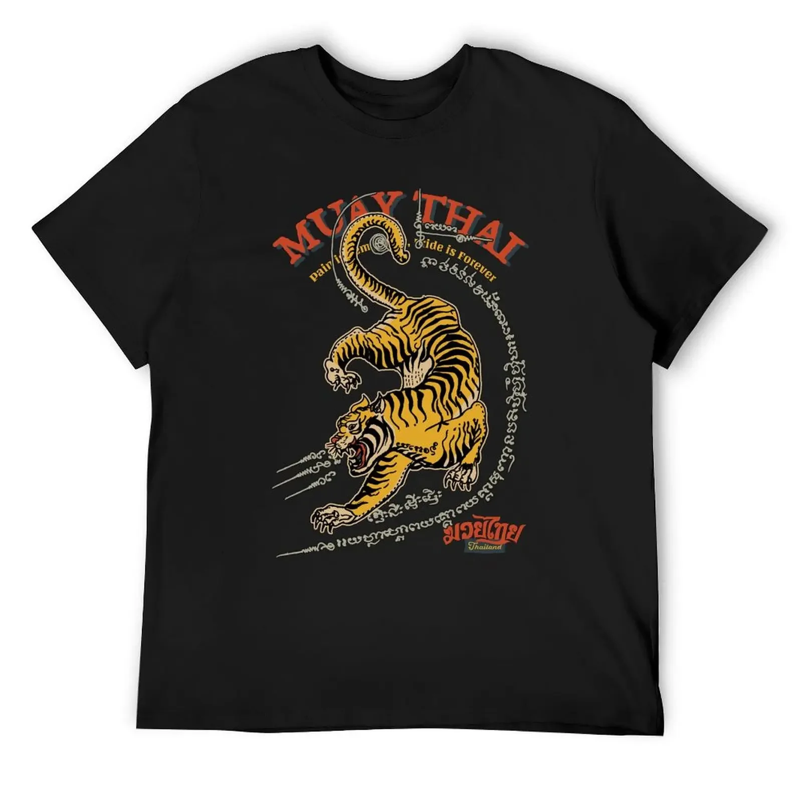 

Tiger Vintage Tattoo T-Shirt anime t shirts hippie clothes men tshirt