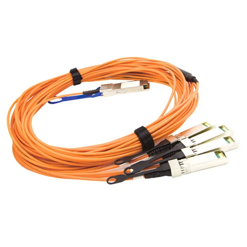 40G QSFP+ to 4xSFP active optical cable 20m for data center