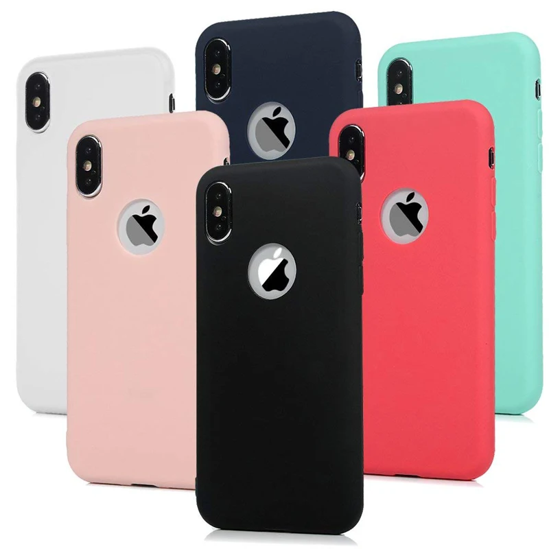 Luxury Soft Silicone Candy Pudding Cases For iPhone X Xr Xs 12 mini 11 Pro Max 6 7 8 Plus SE 2020 Case Gel Phone Protector case