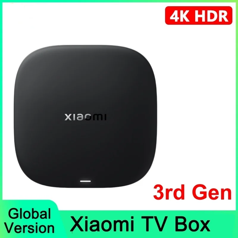 【Brand+】Xiaomi TV Box S 3rd Gen 4K Ultra HD Bluetooth 5.2 Wifi6 32GB ROM Google TV Google Assistant Smart Media Player