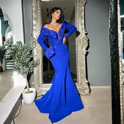 Evening Gown Prom Formal Dress Dearin V-neck Mermaid Floor Length Skirts Fold Layered Knot Hugging Bespoke Occasion Dresses Saud