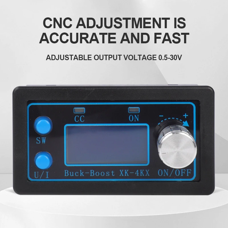 4KX Programmable CNC DC DC Buck Boost Converter CC CV 0.5-30V 4A Adjustable Regulated Power Supply For Solar Battery Charging