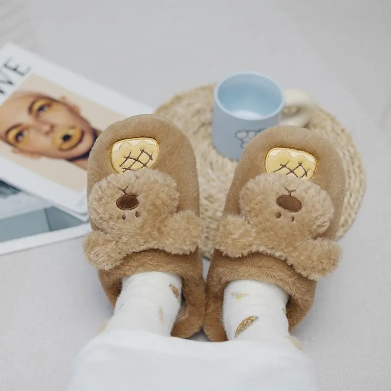  شامل القط باو المرأة نعال من القطن الشتاء الدفء لطيف أفخم المنزل أحذية قطنية ABDL لعب الأدوار هدية طالب عنبر #4