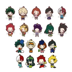 My Hero Academia Anime Bakugou Katsuki Midoriya Izuku  Rubber Keychain Ornament Toys Collection Gift