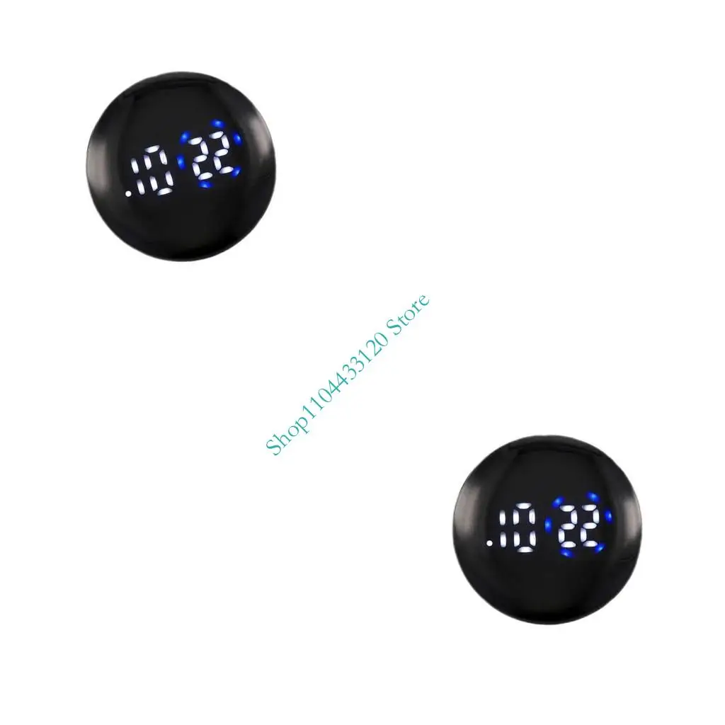0XXD Intelligent Touch Sensitive Motorcycle Digital Clock LED Display Car Vent Watch