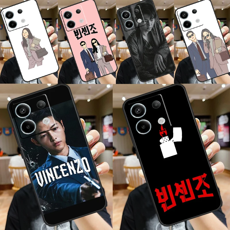 Чехол Vincenzo для Xiaomi Redmi Note 13 Pro 12 11 9 10 Pro 12S 11S 10S Redmi 13 12 10C 12C 13C