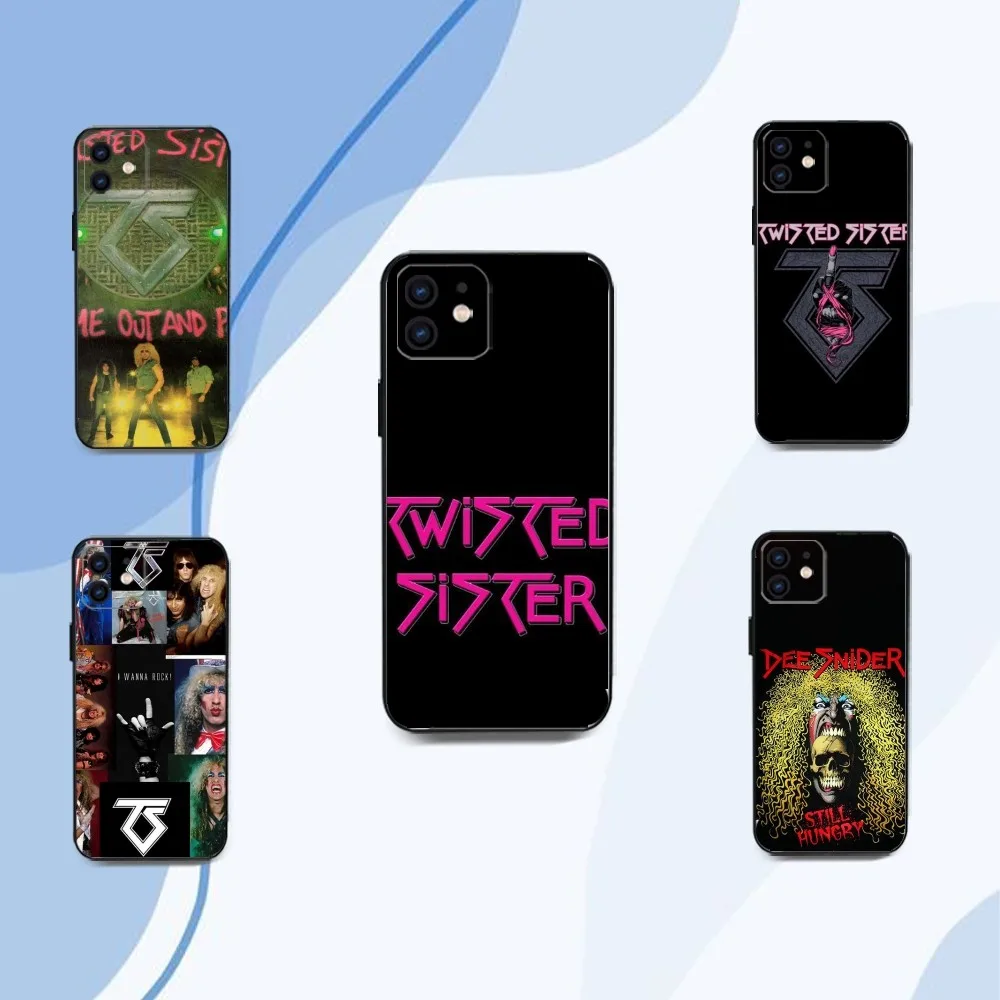 T-Twisted S-Sister Band Phone Case For Iphone 15 11 13 14 Pro Max 7 8 Plus X Xr Xs Max Se2020 12mini Cover Case