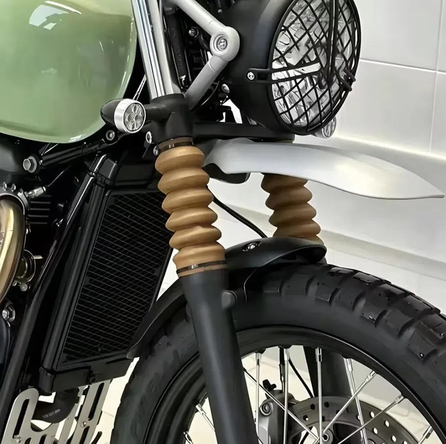 New High/Low Front Mudguard Splash Flap Fender Protector Cover Fit For Triumph Scrambler 900 2019-2025 Motorcycle Accessories - view 3
