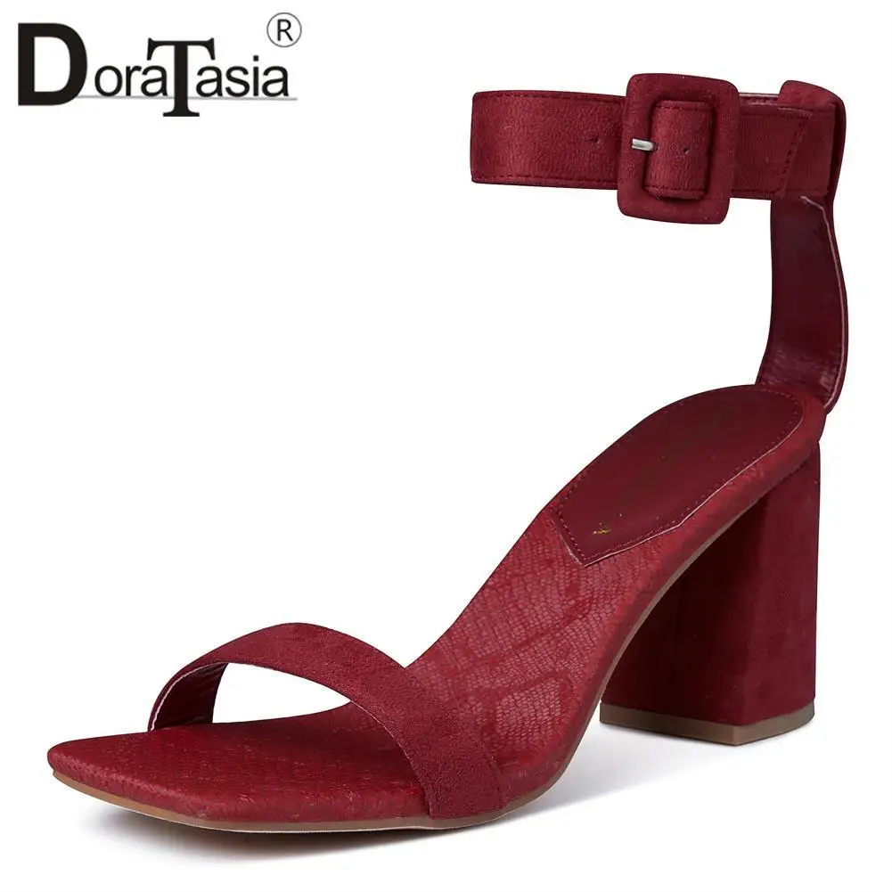 Brand Design Female Open Toe Summer Clear Heel Slides Fashion PVC Chunky Heels women's Slippers Party Nightclub Woman Shoes