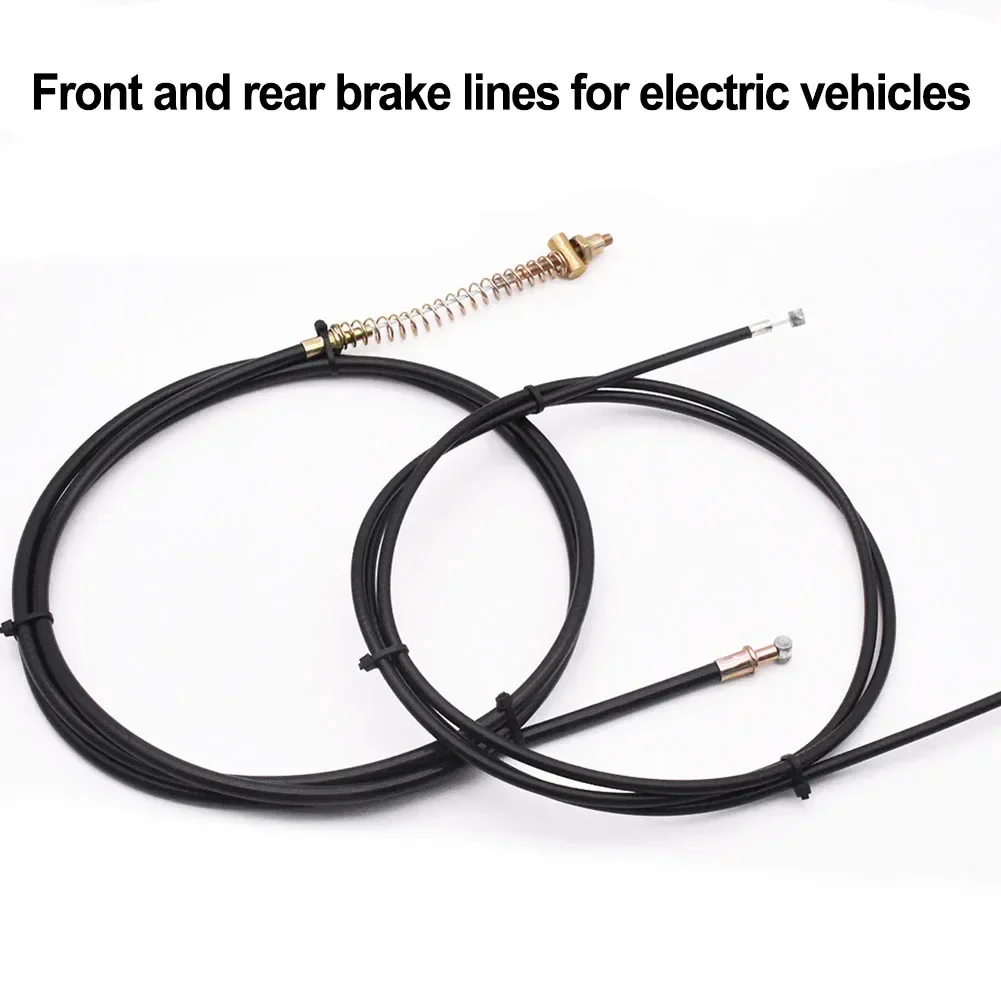 Front Drum Brake Line Electric Bike Rear Moto Ebike Electric Vehicle Brake Cable Compatible Ebike Rear Feature