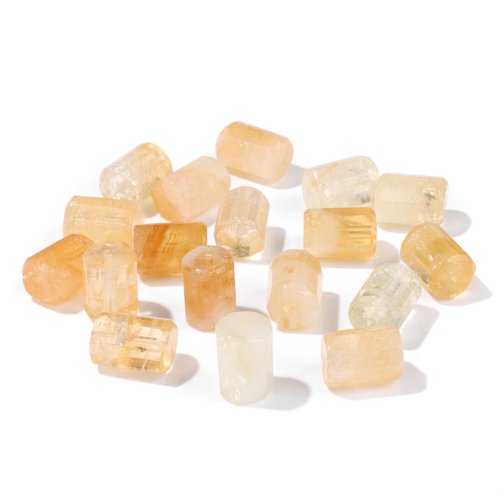 Fine 100% Natural Yellow Citrines Bead Charm Loose 12x18MM Gems Quartz Crystal Stone Beads For Jewelry Making Bracelets Necklace