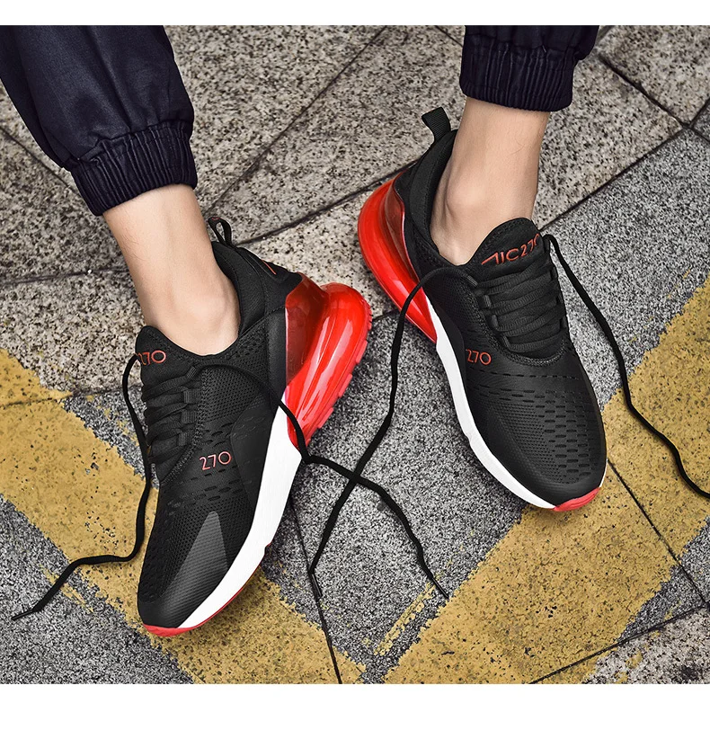 Herren-Paar-Sneaker, neue atmungsaktive Sportschuhe mit Mesh-Obermaterial und Luftpolsterung, Unisex-Freizeit-Laufschuhe für Herren und Damen, Größe 36–47. – Detail 9