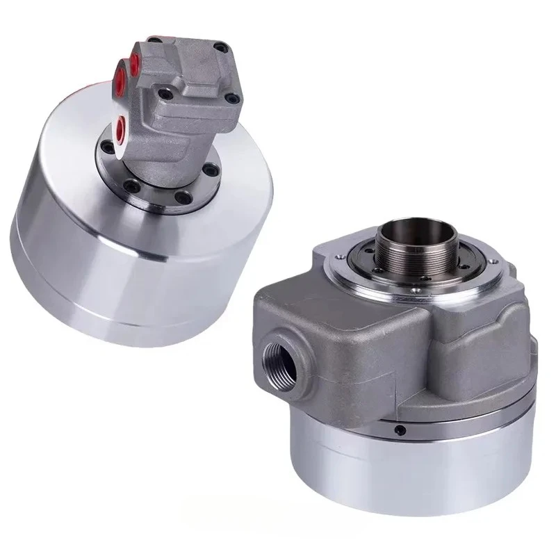 Rotary Cylinder Ultra-Short Hollow TK646 TK852 TK428 Series Through Hole Short Type Chucking Rotating Hydraulic Cylinder