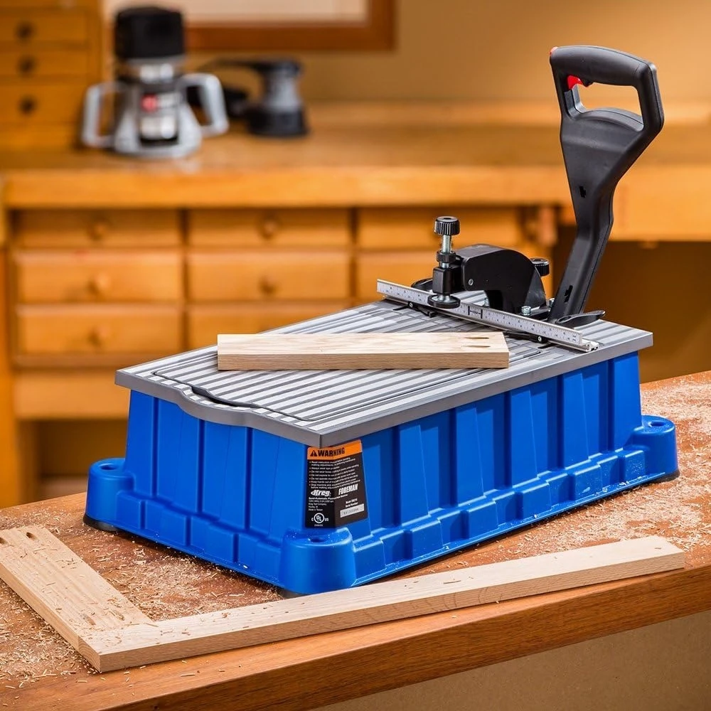

Upgraded version-DB210 Foreman Pocket-Hole Machine, Blue,portable and fast at every jobsite-Free shipping