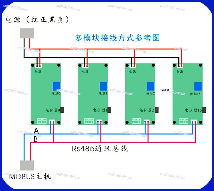 

Industrial Control | MR2 RS485 Serial Port Potentiometer Remote Adjustable Resistance Supports MODBUS-RTU Protocol