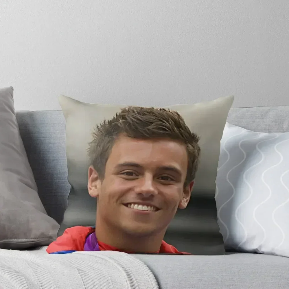 

tom daley Throw Pillow Cushions For Sofa christmas supplies christmas decorations for home 2025 pillow