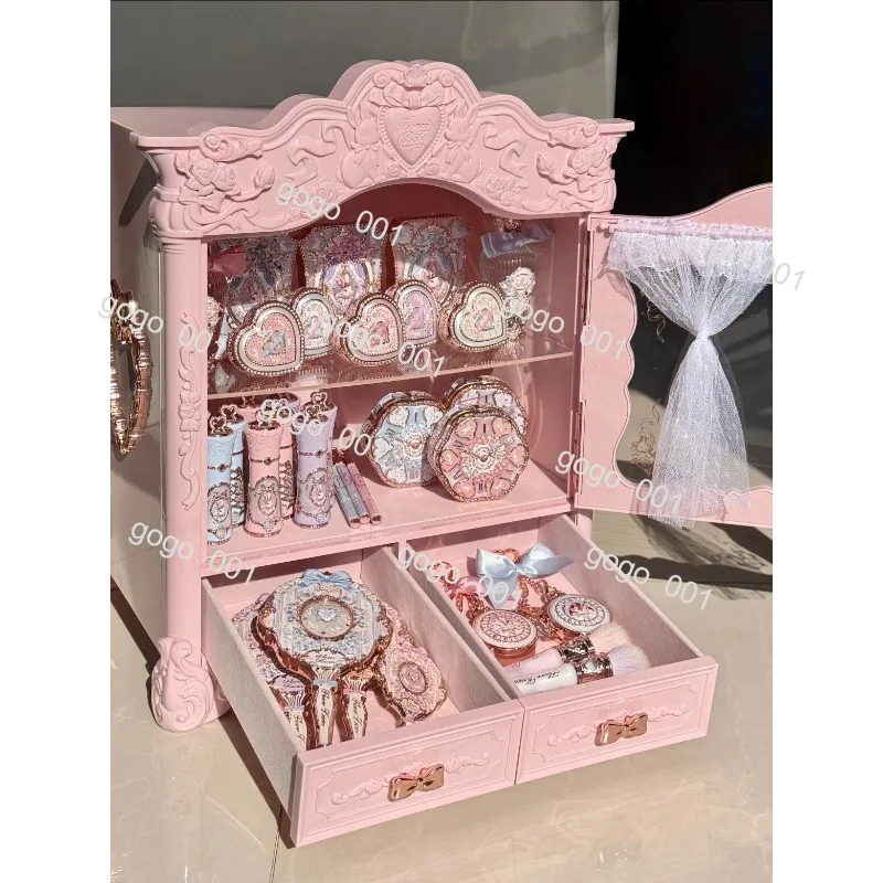 Princess Style Jewelry Box Storage Case Bunny Garden Cute Bear Display Organizer for Dollhouse