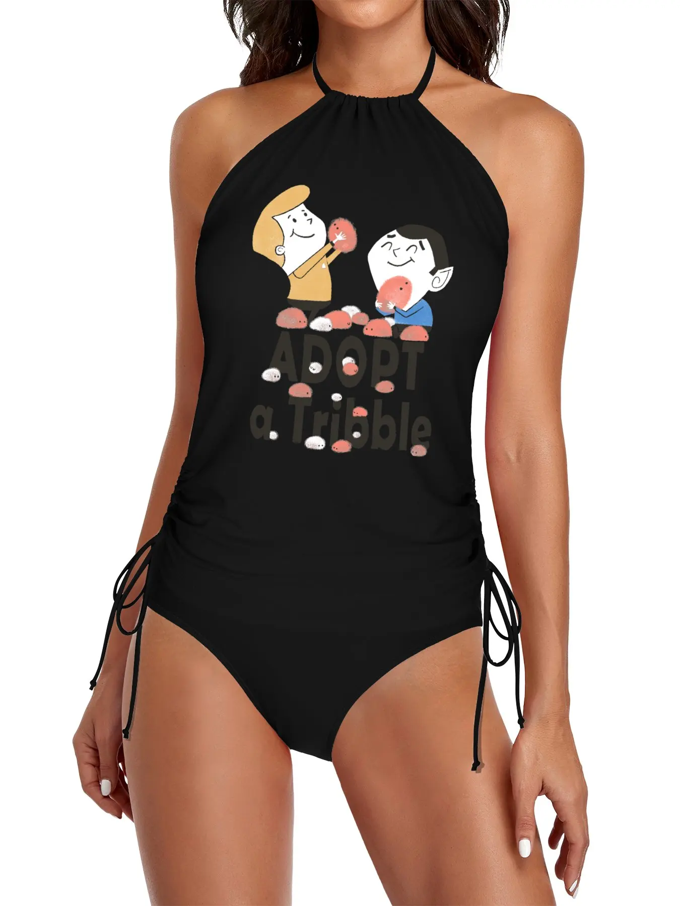 

Adopt A Tribble Split Swimsuit Set Women bikini women's swimsuit swimsuit bathing suit