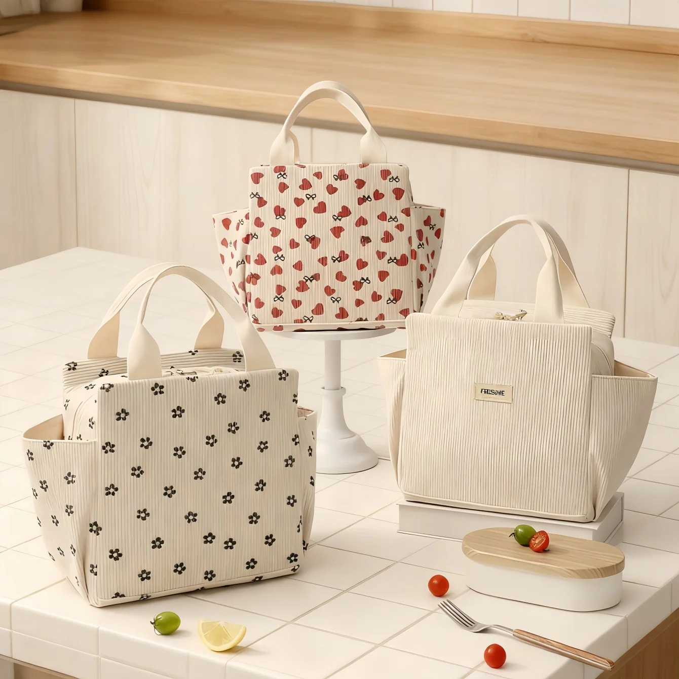 Lunchtasche für Damen und Herren, große wiederverwendbare Lunchbox für Erwachsene, auslaufsicher, tragbar, Kühltaschen für Arbeit, Picknick