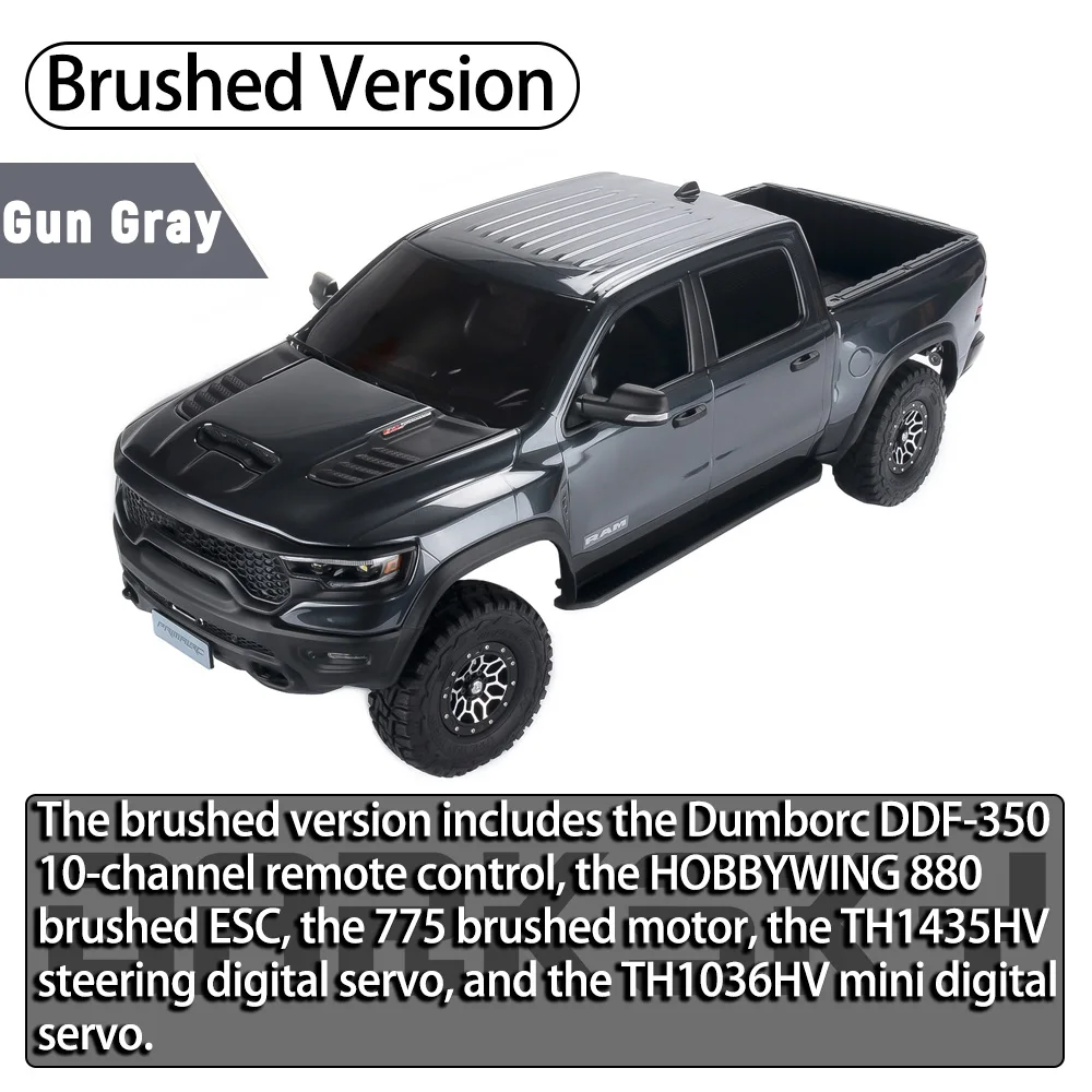 Caminhão Pickup Elétrico TRACTION HOBBY KM 1500 4WD RTR 1/8