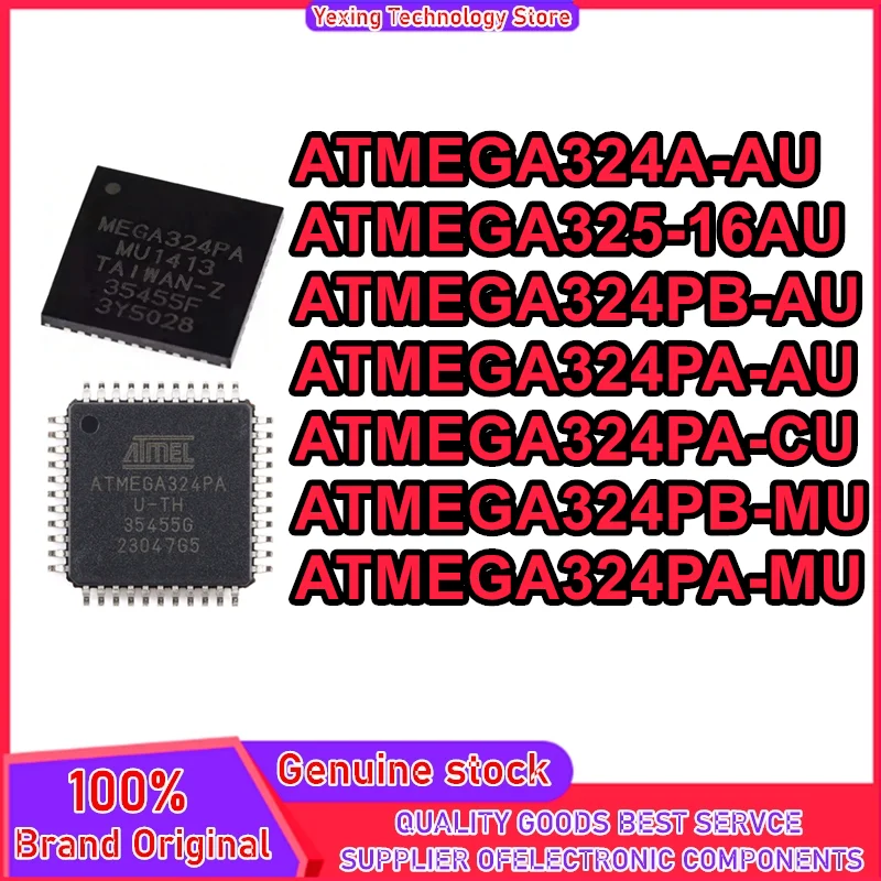 ATMEGA324A-AU ATMEGA325-16AU ATMEGA324PB-AU ATMEGA324PA-AU ATMEGA324PA-CU ATMEGA324PB-MU ATMEGA324PA-MU IC Chip New Original