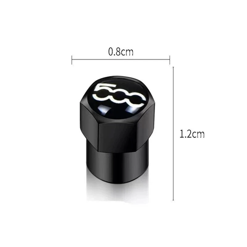 4Pcs/Set Tire Valve Caps Aluminium Alloy Seal Tire Valve Stem Caps Dust Proof Covers Universal For Cars Truck Motorcycle Bicycle