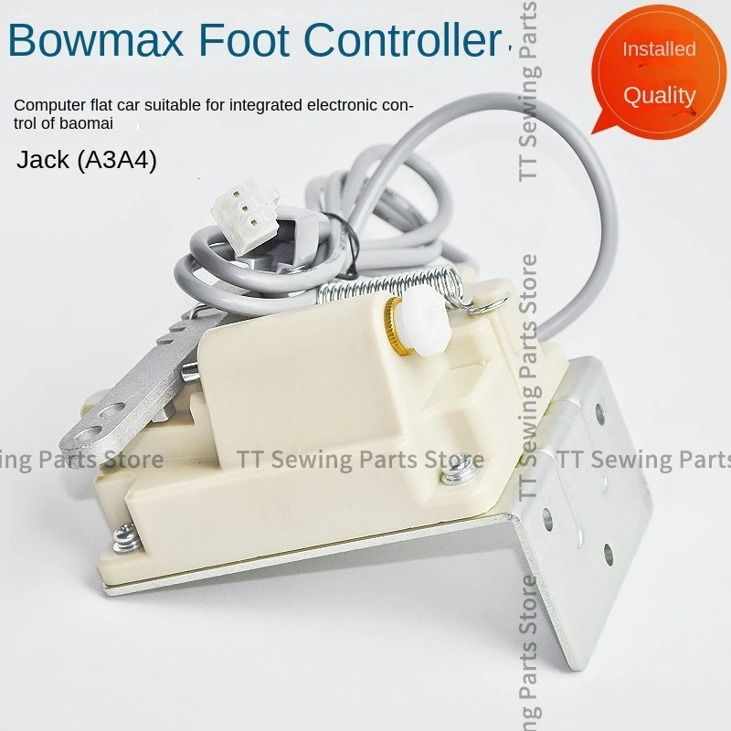 1PCS Foot Pedal 6-Hole Three-Pin Controller Powermax for Jack A3 A4 Computer Machine Lockstitch Industrial Sewing Machine