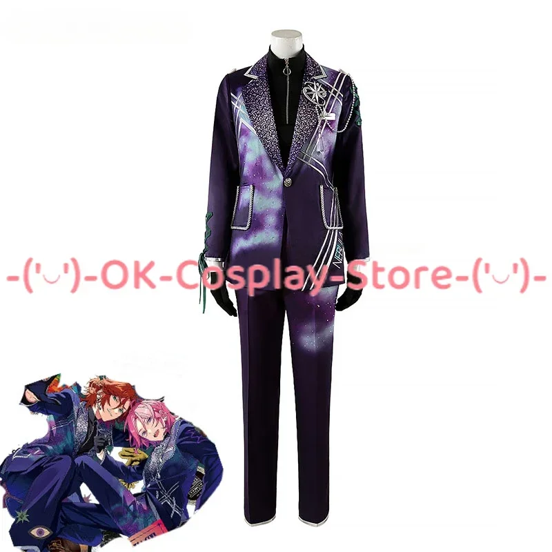 Game Ensemble Stars Double Face Trip Cosplay Costume Oukawa Kohaku Mikejima Madara Cosplay Suit Halloween Uniforms Custom Made