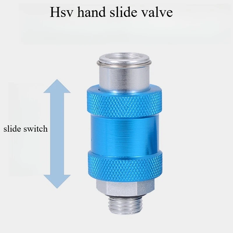 Hand Slide Valve, Manual Exhaust Valve, Pneumatic Circuit Switch, Hand Push Valve Sliding Switch Hsv-06/08/10/15