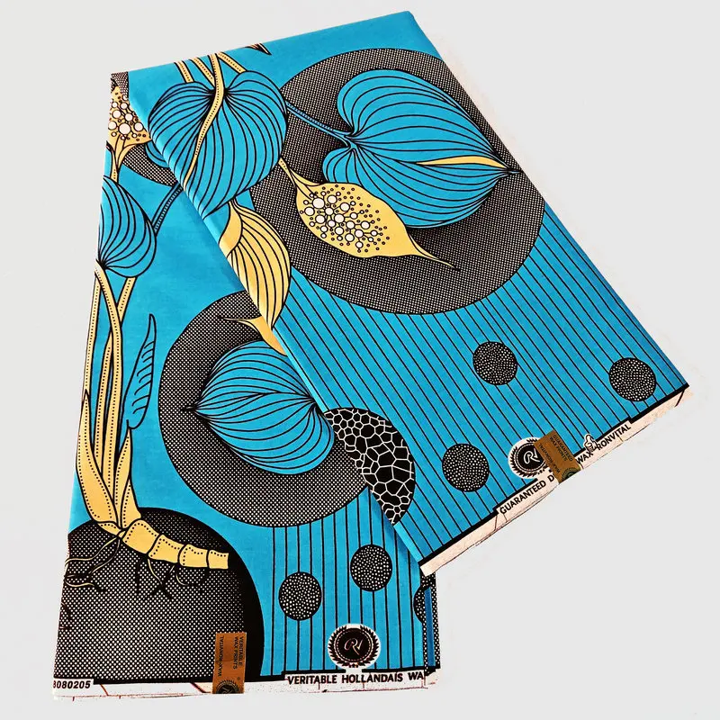 2025 Nigeria Women Style Ankara Wax Fabric Guaranteed Veritable African Super Wax Printed Fabric Holland Batik Cloth 100% Cotton