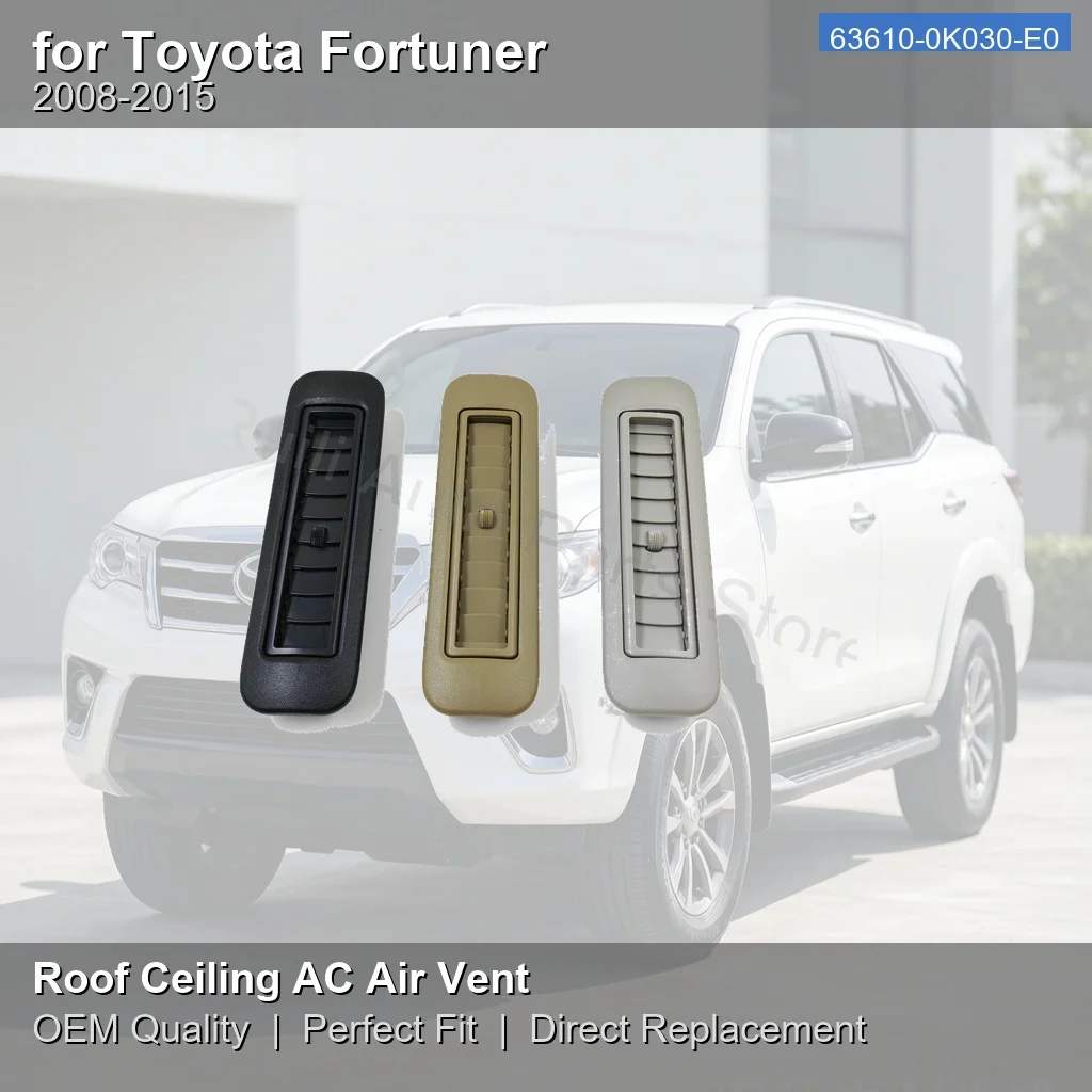 Air Outlet Aircon AC Vent windows Grille For 2008-2015 Toyota Fortuner