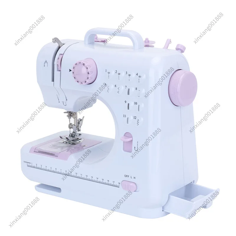 

For FHSM-505 Double Thread 12 Stitches Household Multifunctional Overlock Electric Sewing Machine