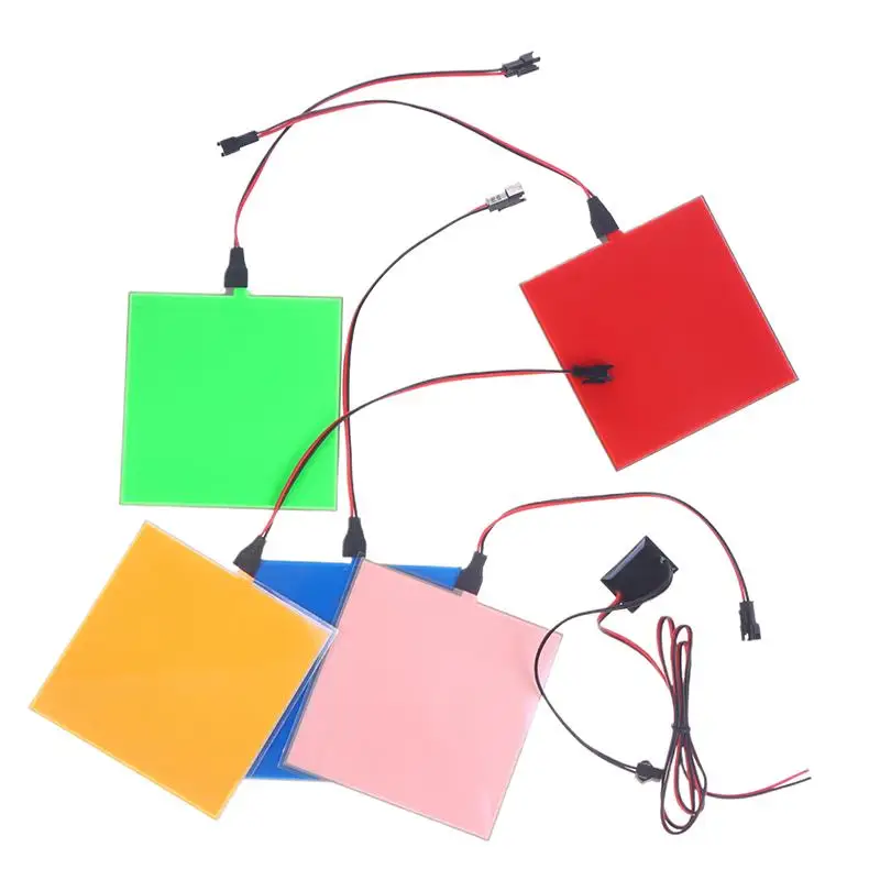 

1 Piece 12V EL Flexible Electroluminescent Cold Light Source Cuttable DIY Luminous Frame Backlight Model Environmental Source