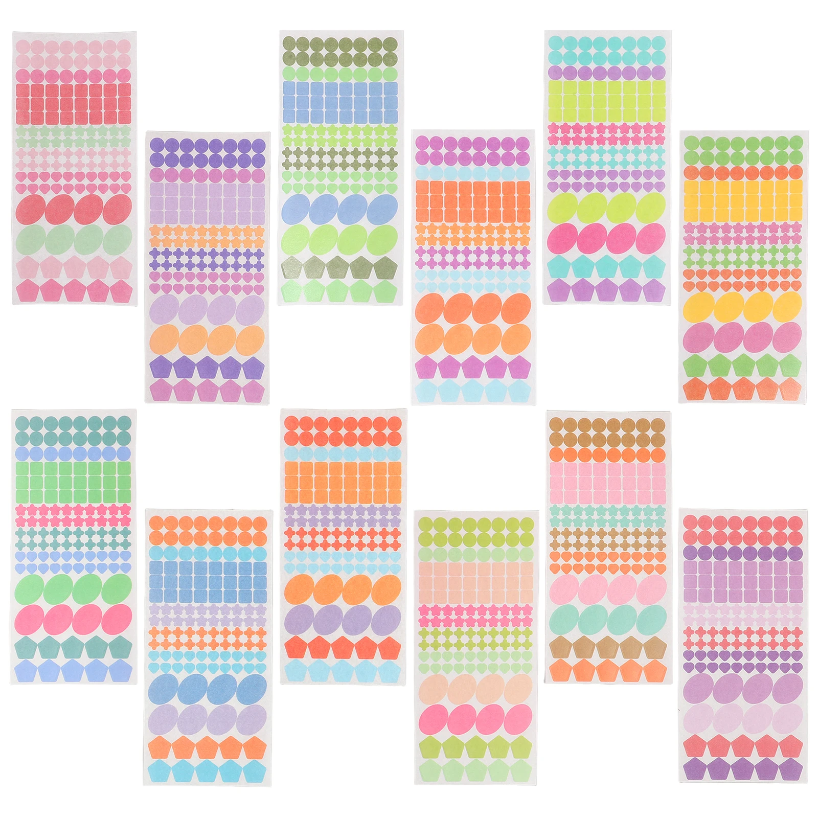 

12 Sheets Japanese Dessert Decals Washi Paper Stickers For Journaling Scrapbook Planner Decorative Labels Stationery Supplies