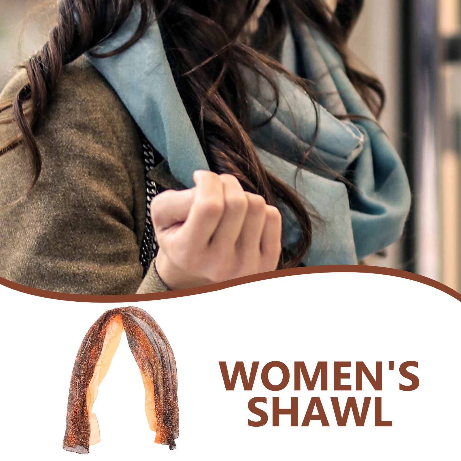 

Stylish Leopard Print Womens Shawl Wraps Scarf Breathable Comfortable All Seasons Gift Evening Dresses Prom Costume