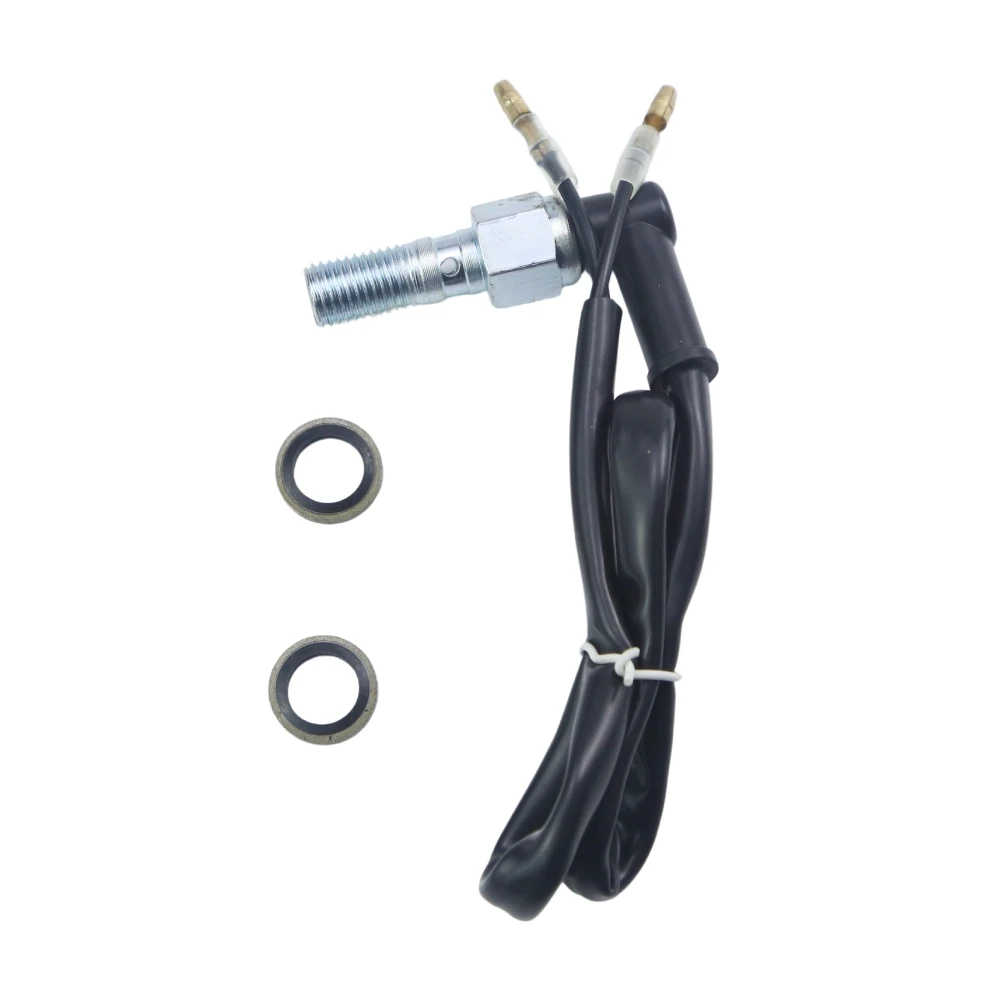 

Motorcycle Hydraulic Control Brake Light Switch Double Banjo Hollow Connecting Bolt M10x1.25 Vehicle Modified Parts