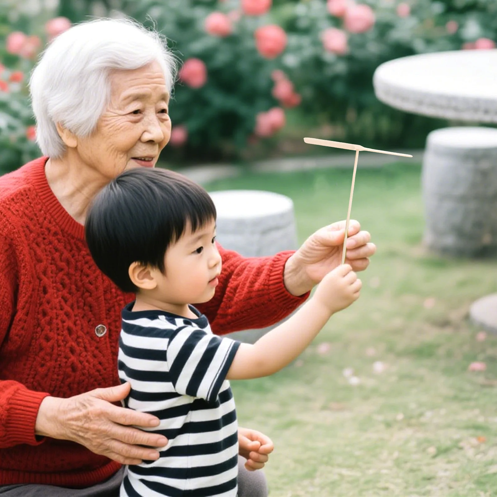 20 stks Bamboe Dragonfly Outdoor Hand Helikopter Gooi Vangst Oefening Voor Kinderen Draagbare Party Favor Kleine