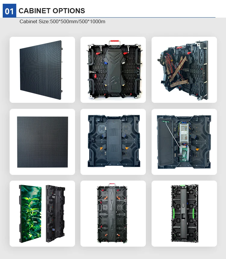 

High Quality Full Color P2.6 P2.9 P3.9 P4.8 Indoor Outdoor Waterproof Giant Led Video Wall Event Rental Stage Display Screen