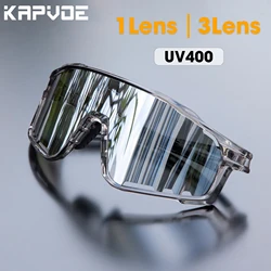 Kapvoe Cycling Sunglasses Polarized Bicycle Bike Men UV400 Racing Bike Road Mountain Eyewear Women Outdoor Sport Goggles