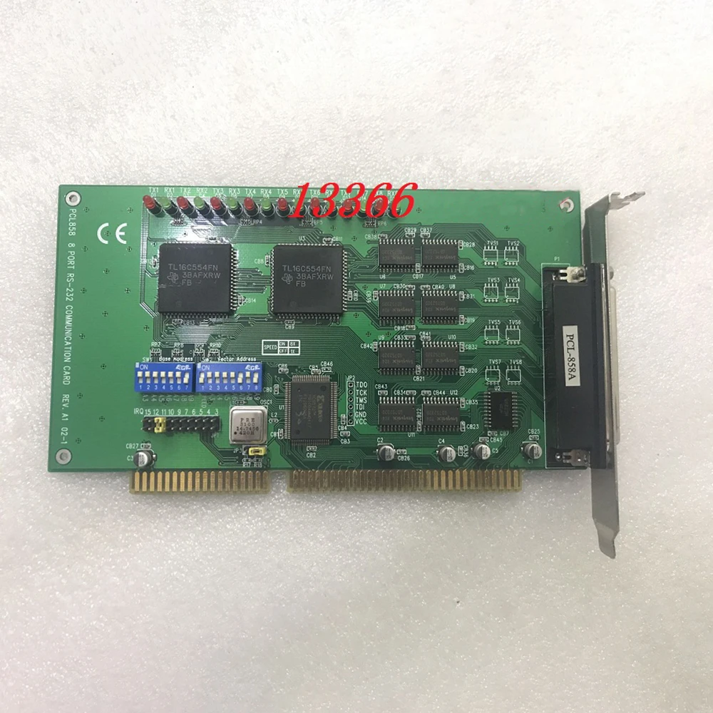 high stability Communication Card PCL-858A8-port RS-232 Serial Port