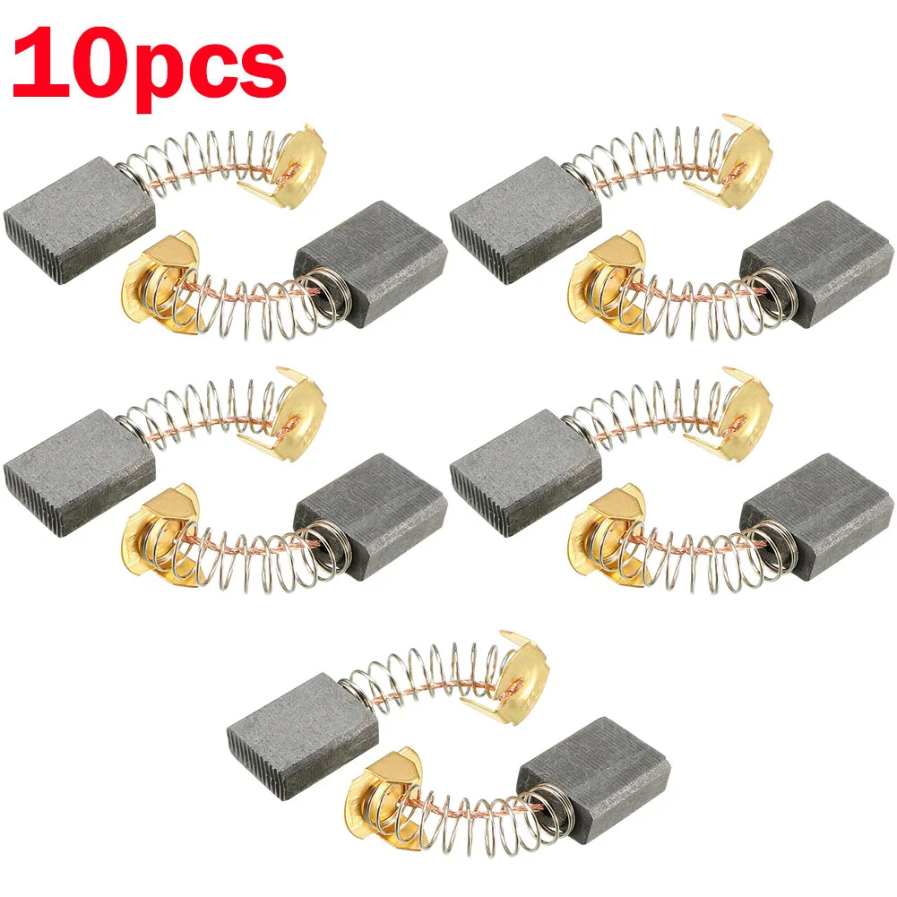 10pcs Carbon Brushes For Electric Motors 16mm X 13mm X 6mm Replacement Part Machinery Power Tool Accessories Industrial Brushes