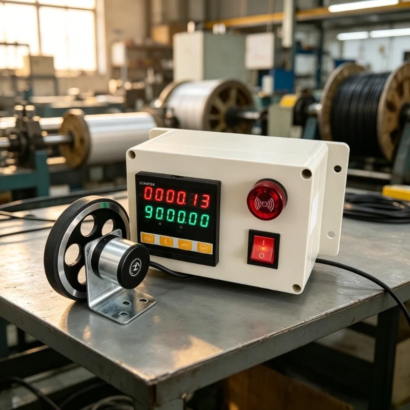SCN-P62 High Precision Digital Rolling Wheel Length Counter Encoder  Industrial Meter