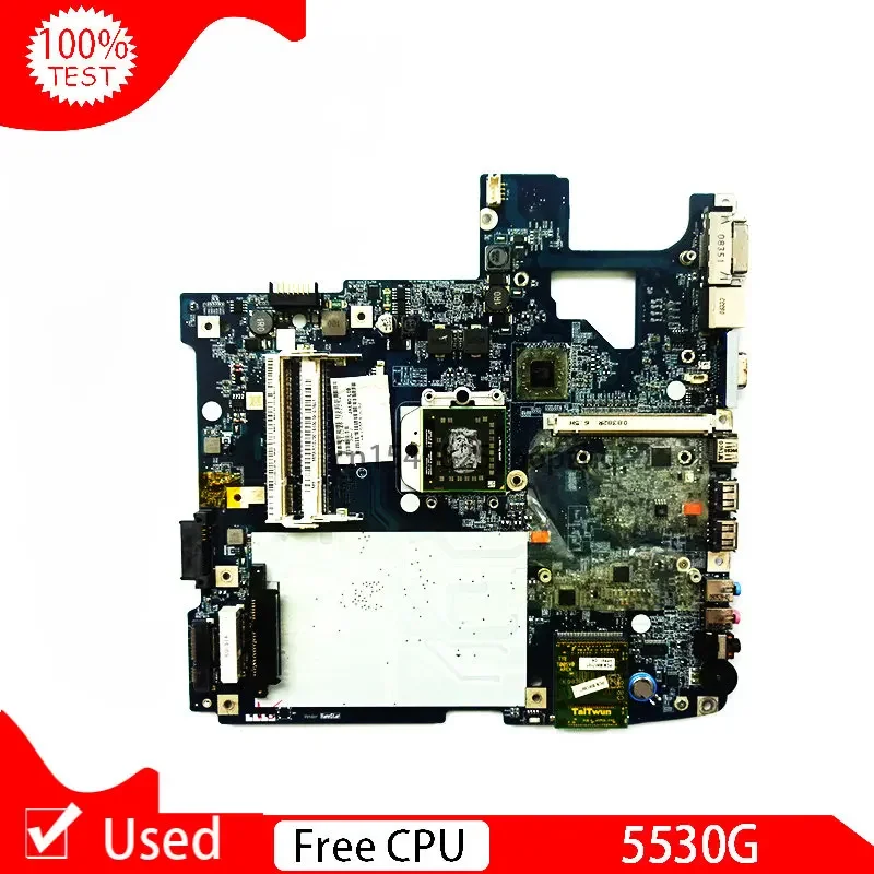 

Used Laptop Motherboard For Acer Aspire 5530 5530G MB.APV02.001 MBAPV02001 JALB0 L01 LA-4171P Main Board Free CPU