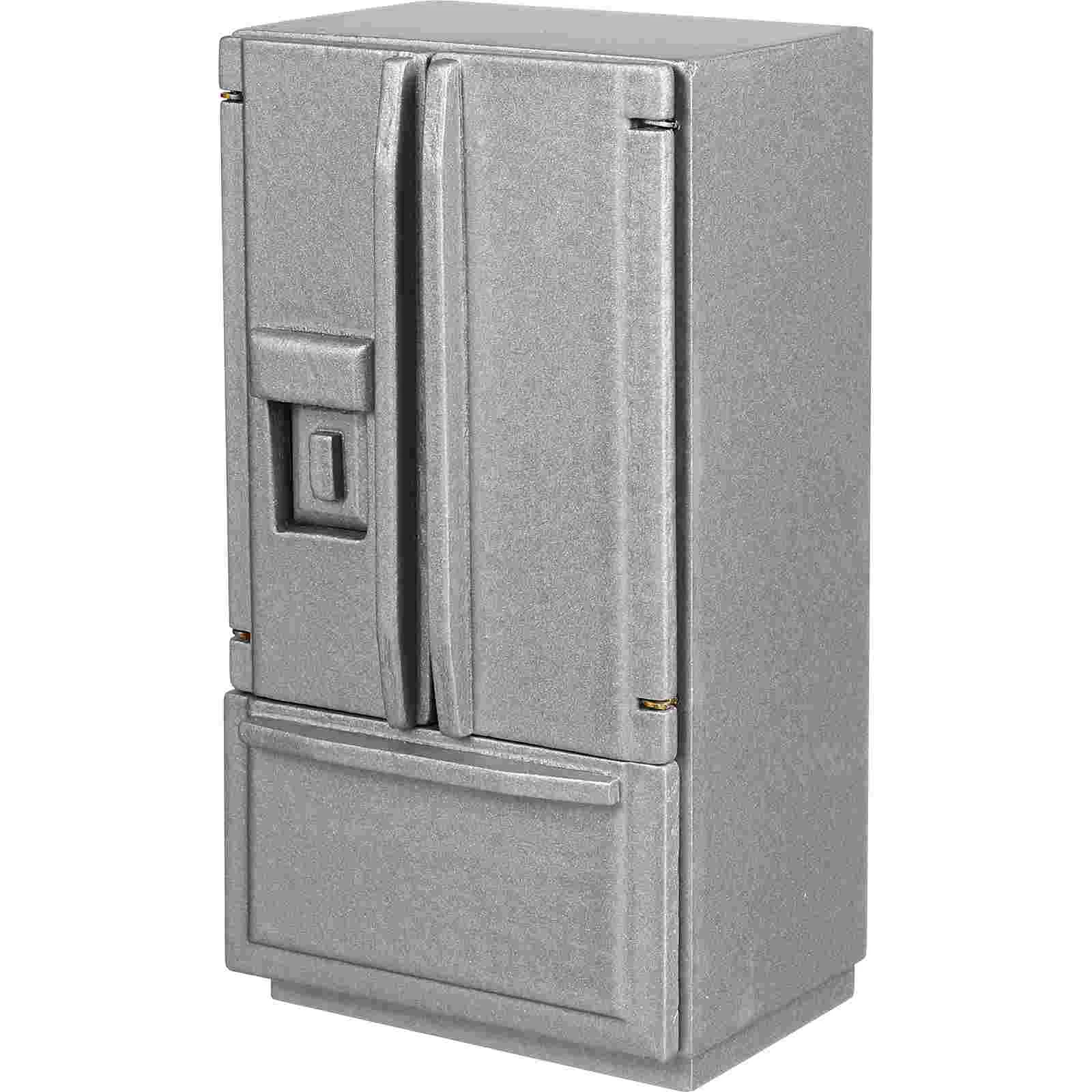 Miniature House Decoration Refrigerators Dolly Baby Dollhouse Kitchen Furniture Wood Toys