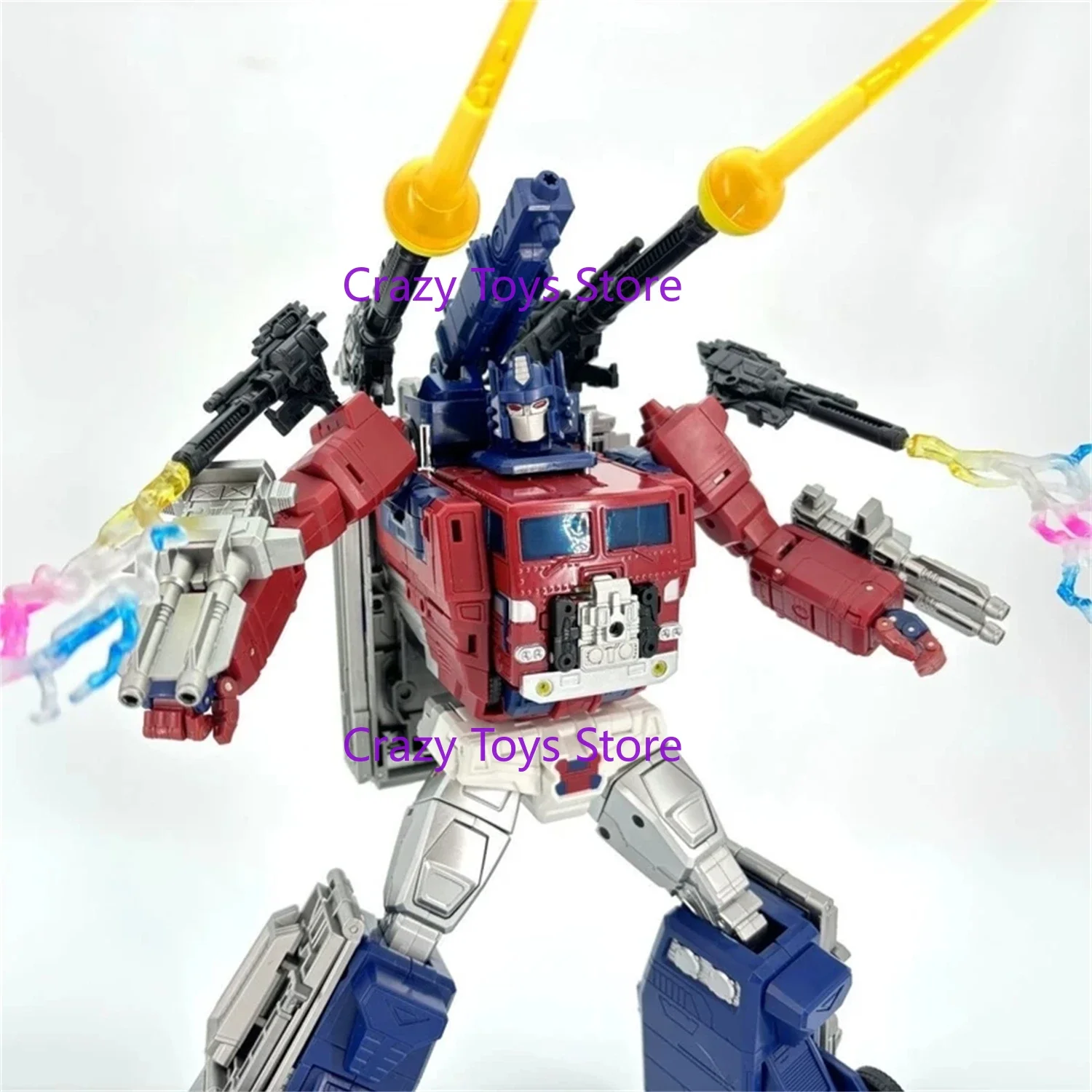 Op voorraad Transformatiespeelgoed MG-09 MG09 Kaminrai actiefiguurrobot met aanhangwagen Speelgoedcollectiecadeau