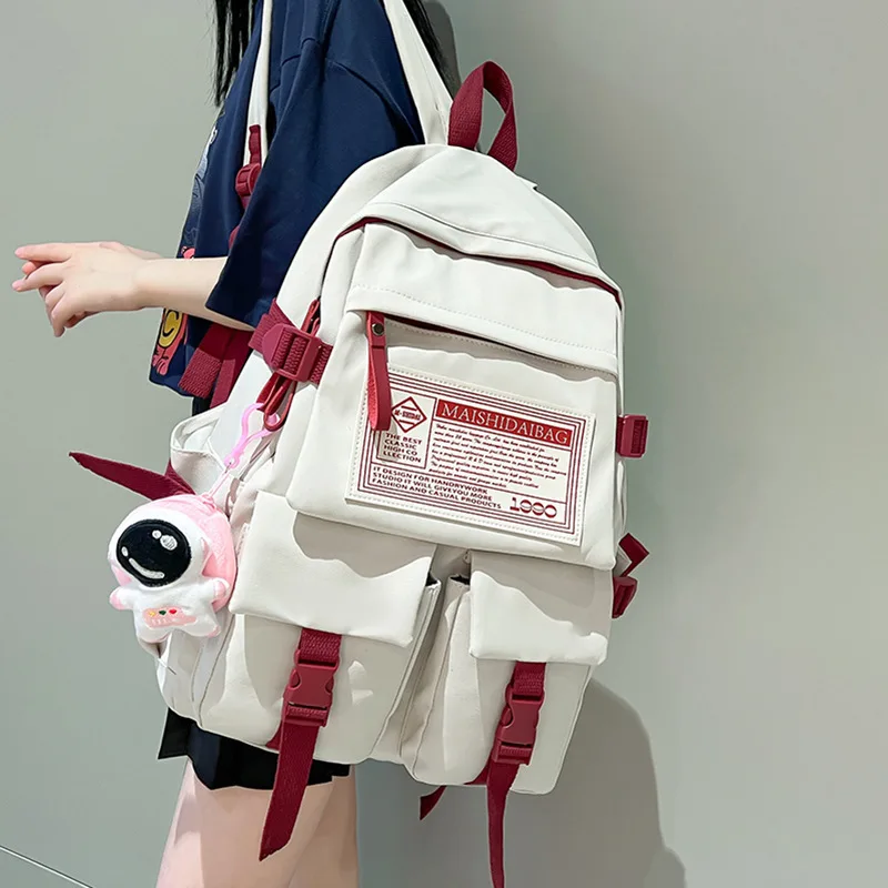 School Backpacks Women 2026 College Large Capacity Backpack Burden Reduction Travel Bag College Women School Bag School Backpack