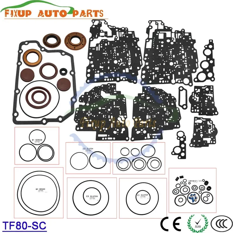 TF80-SC комплект для автоматического капитального ремонта коробки передач для VOLVO Ford CADILLAC LINCOLN MAZDA TF80SC