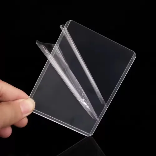 Imagen 2 del producto 10/20/50/100 Uds. Portatarjetas de fotos idol fundas de almacenamiento para sesión fotográfica tarjeta de película Kpop Toploader soporte de póker